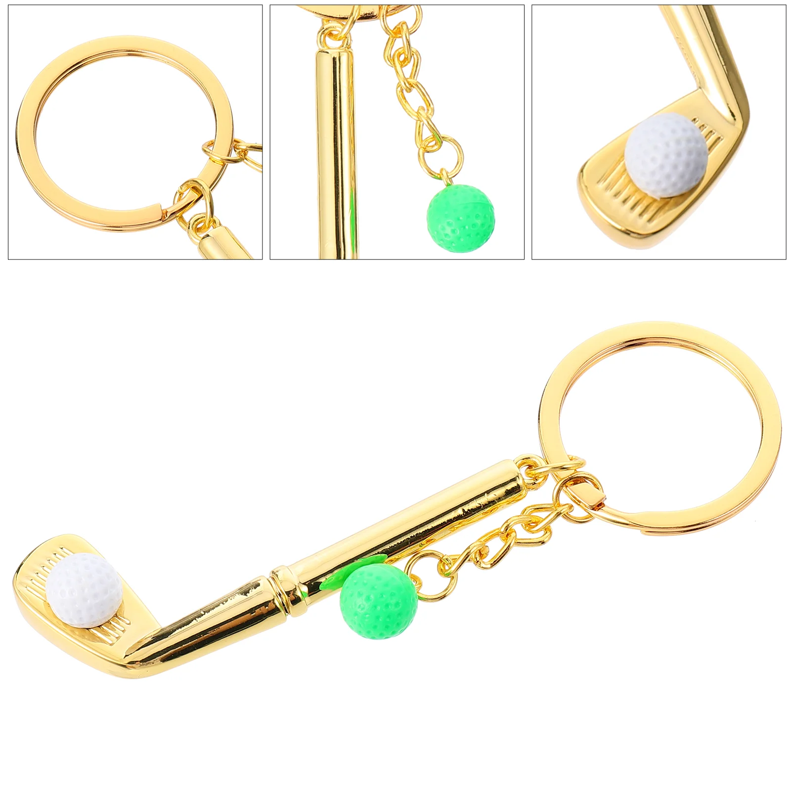 

Key Gift Keychain Ring Chain Decoration Jewelry Exquisite Alloy Cart Charm Club Daddy Unique Christmas Sports Decor