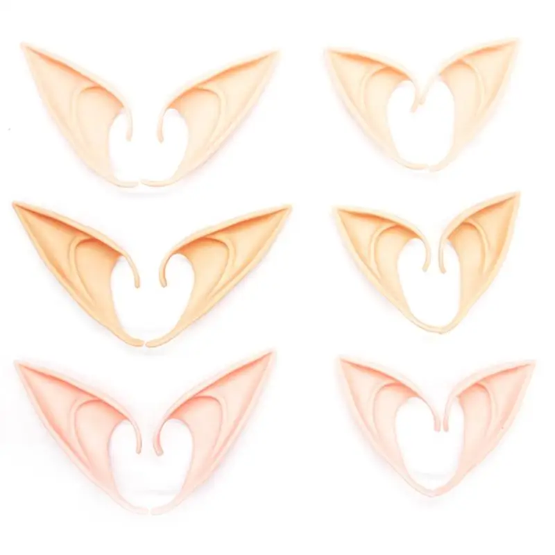 

Party Decoration Latex Ears Fairy Cosplay Costume Accessories Angel Elven Elf Ears Photo Props Adult Kids Toys Halloween