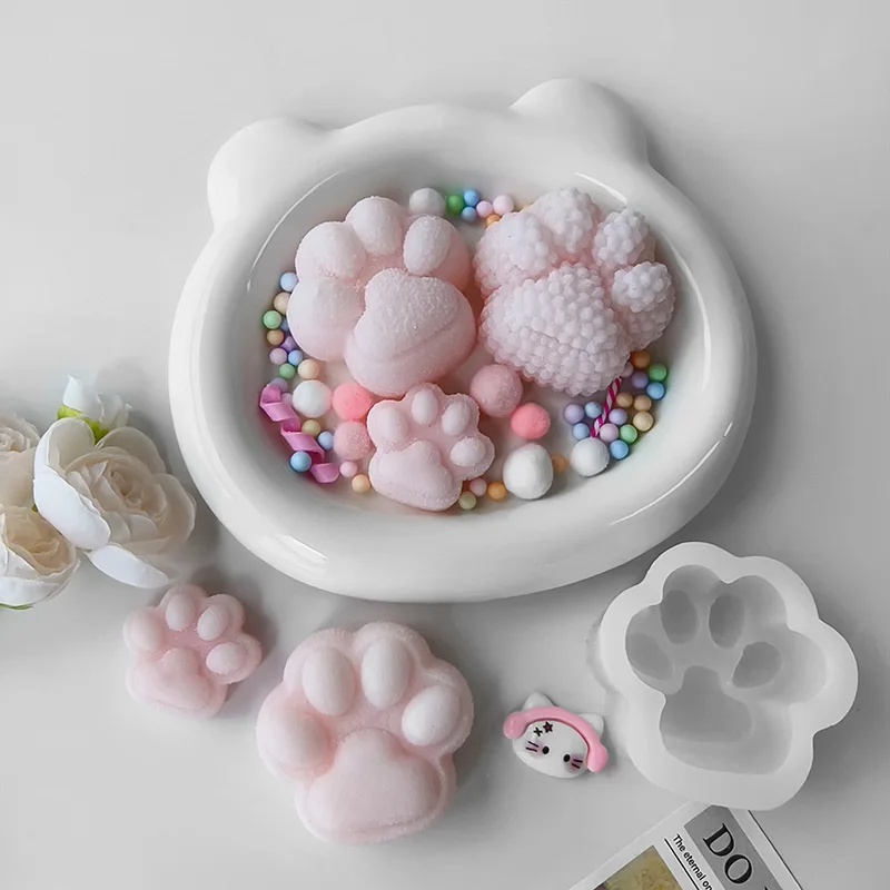 DIY кошачий коготь силиконовая форма мультфильм снятие стресса щепотка игрушка