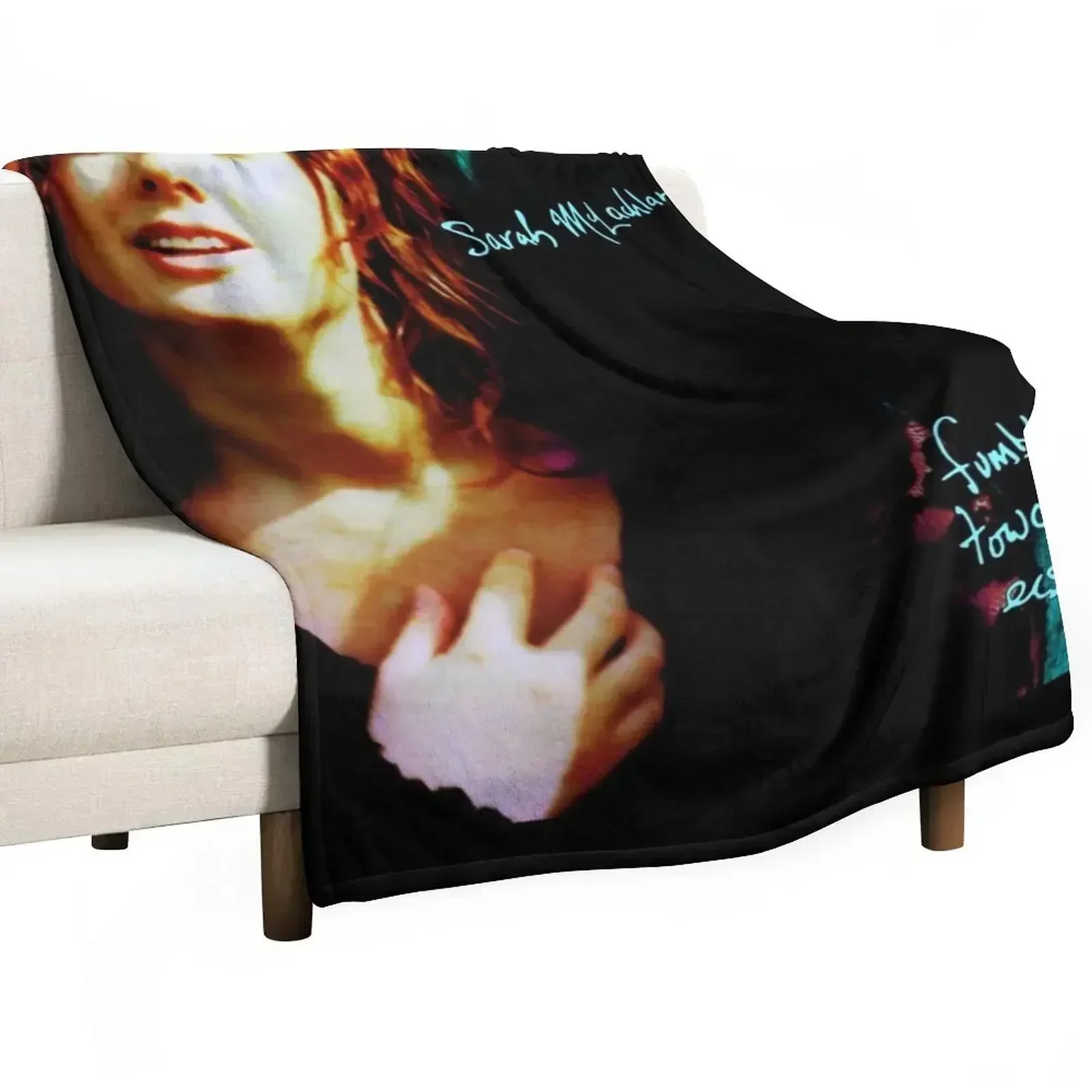 Декоративное одеяло в клетку Сара McLachlan