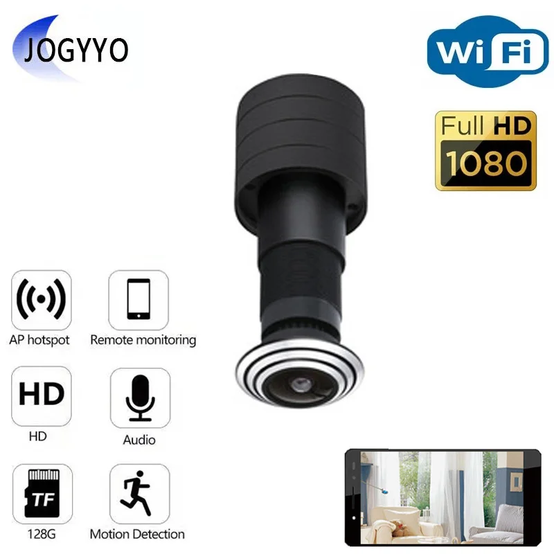 

1080P HD Door Eye Wifi Camera Security Surveillance Camcorder Motion Detection Baby Monitor Remote View Suport Hidden TF Card