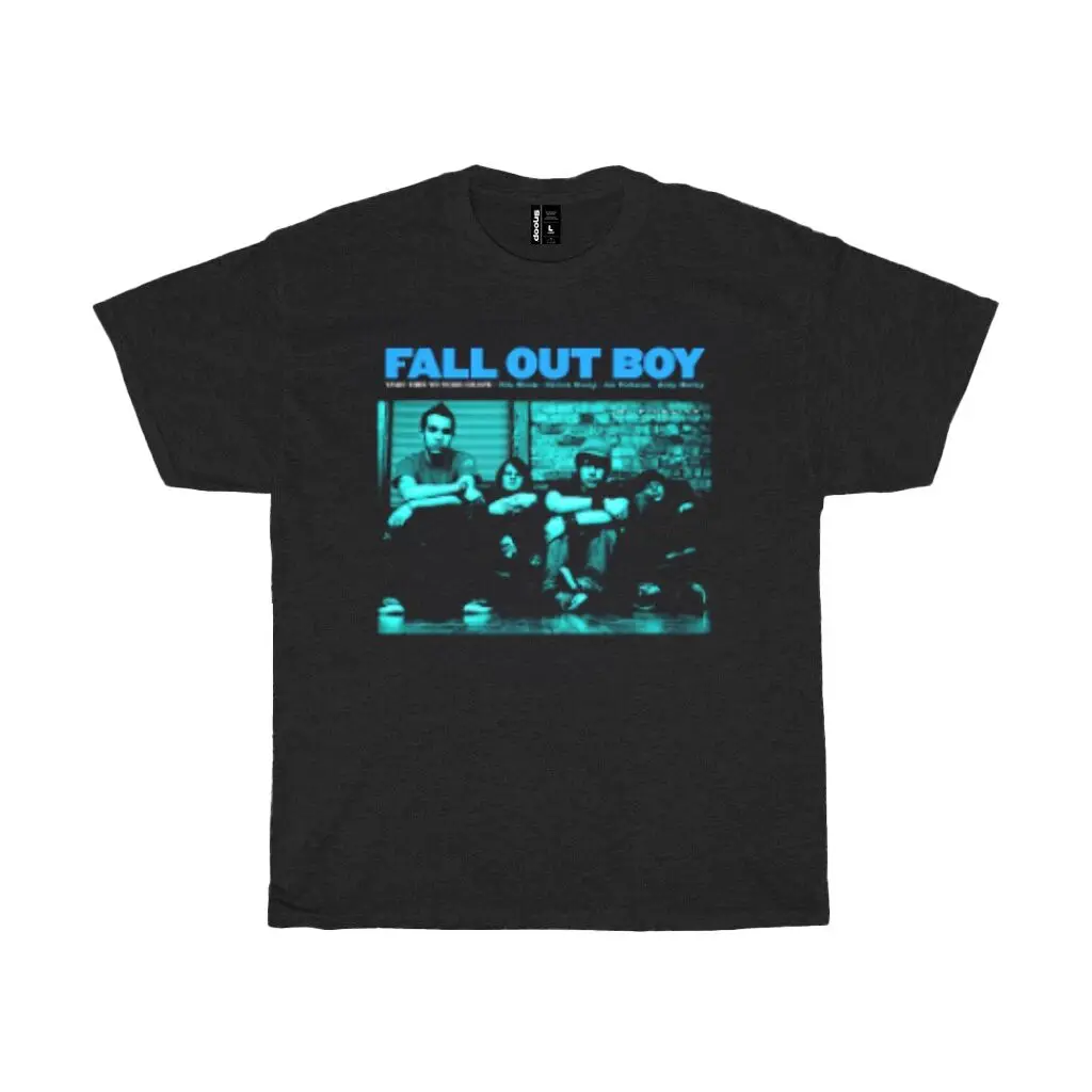 FREE ONGKIR — футболка Fall Out Boy Band Take This Your Grave с принтом стандартной посадки на хлопке