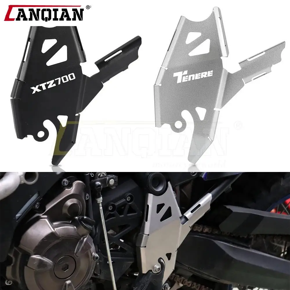 

XTZ700 XT700Z Tenere Motorcycle Accessories CNC Left Frame Guard Protector Cover For Yamaha TENERE XTZ XT 700 Z 2019 2020 2021