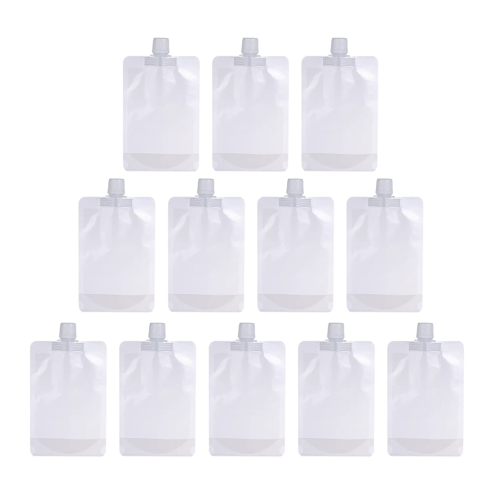 

50Pcs Useful Disposable Transparent Pouches Drink Bags for Drink Tea