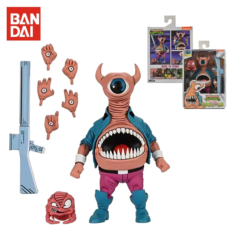Фигурки Bandai подлинные Новые Neca Tmnt Приключения Eastman и lairde Bellybomb Acton Коллекционная