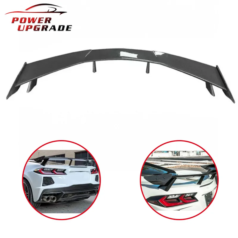 Комплект кузова из углеродного волокна C8 высокое крыло для Chevrolet Corvettes задний