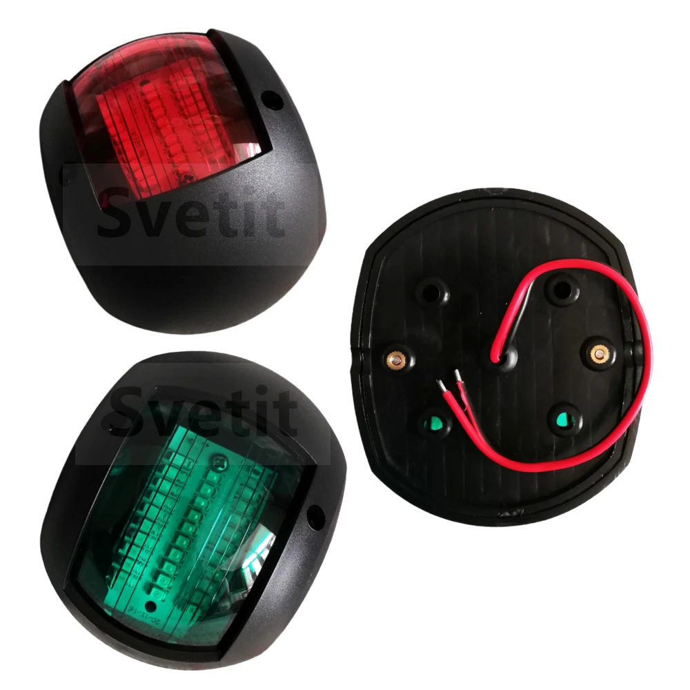 1 комплект красно-зеленая фотолодка фонарь для навигации 12 В 24 Водонепроницаемые