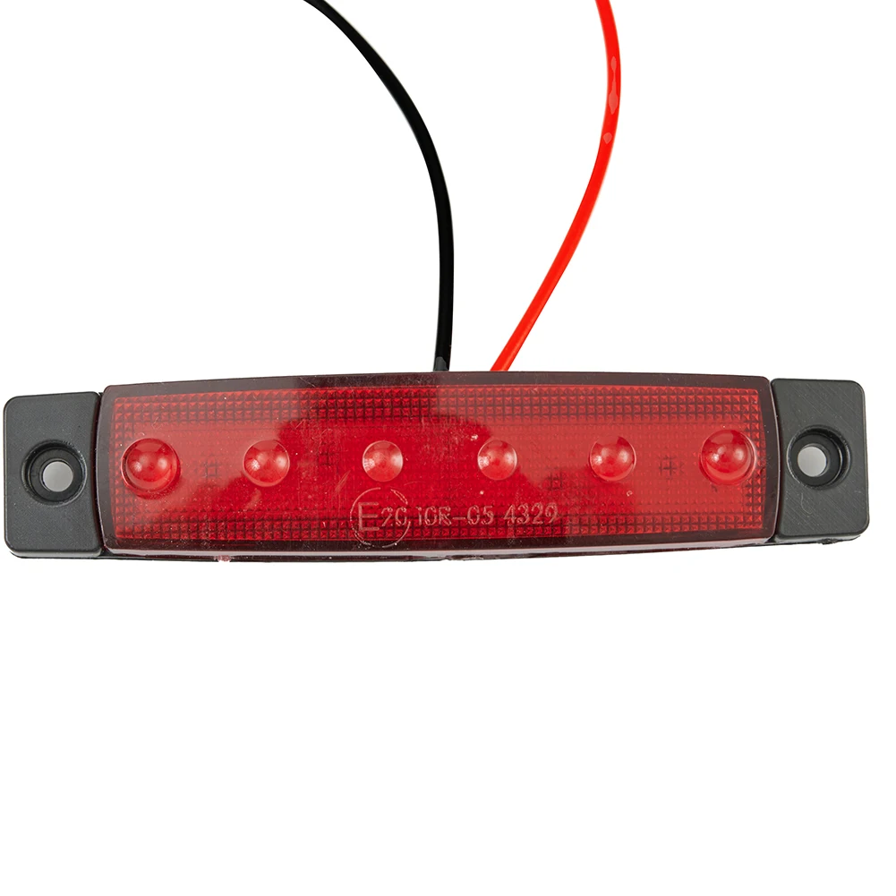

4pcs Car 6LED Lights Red+Green Navigation Stern Boat Starboard Lamp Set DC12V IP65 Waterproof ABS High Quality Easy Installation