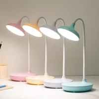 led eye protection desk lamp usb rechargeable stepless dimming folding night light students learn to read small table lamp gift