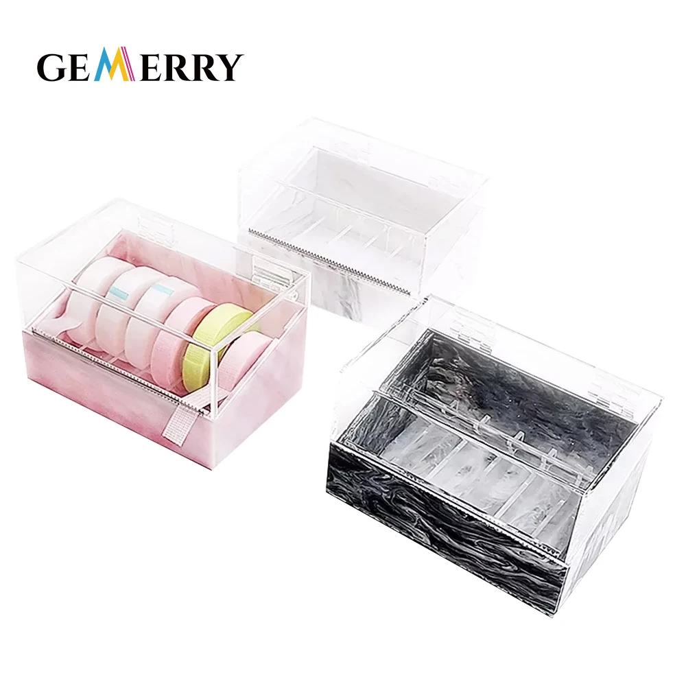 GEMERRY пылезащитный резак для ресниц акриловая многосетчатая коробка хранения