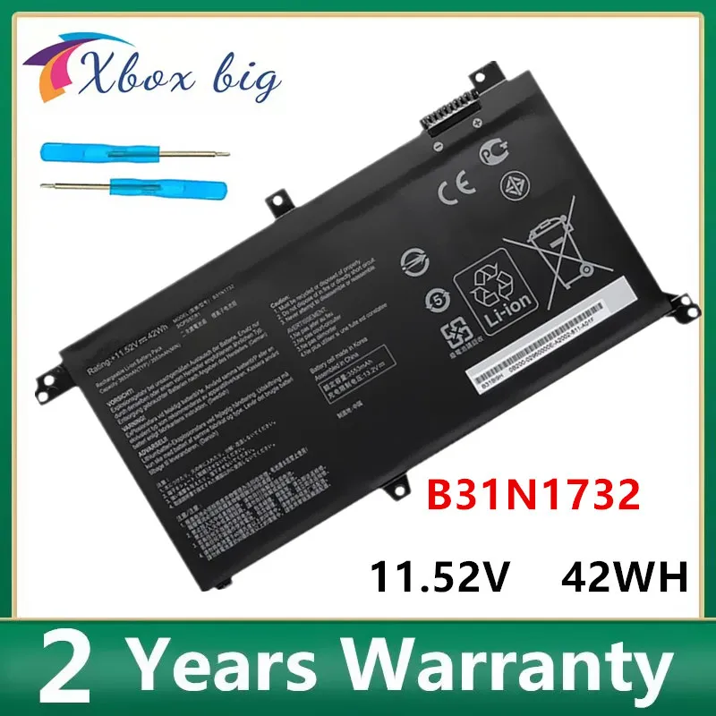 Новинка B31N1732 B31BI9H Аккумулятор для ноутбука Asus Vivobook S430UA-EB015T S4300F S14 S430FA-EB021T Mars15 VX60G 11