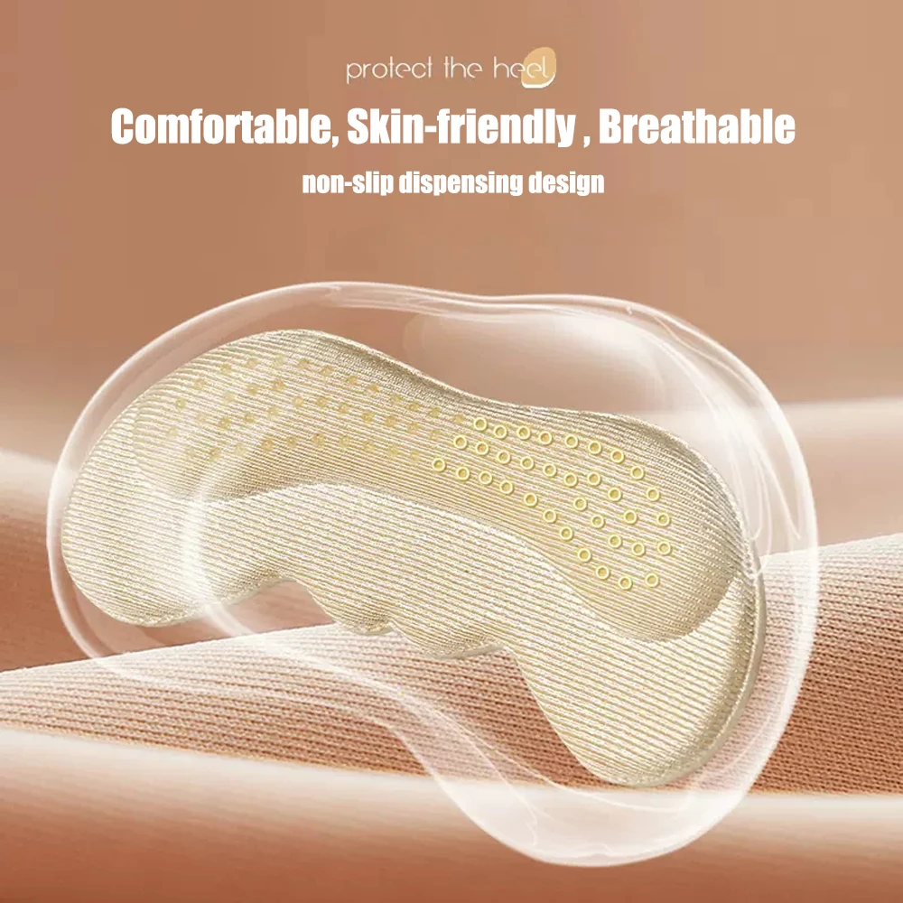 Silicone Heel Pads for Shoes Women High Heels Liner Grips Inserts Feet Heel Pain Relief Cushion Pads Shoe Back Stickers Antiwear