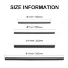 5-100 шт. 7 мм 11 мм черные термоплавкие Клеевые стержни для электрического клеевого пистолета альбом для рукоделия аксессуары из сплава для автомобильных вмятин ручное удаление без покраски