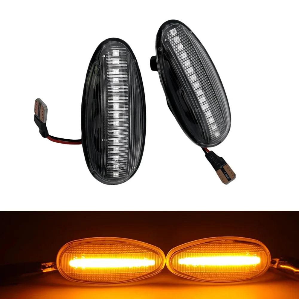 2 шт. динамические светодиодные габаритные огни для Mitsubishi Pajero Sport K9 Galant Outlander Lancer