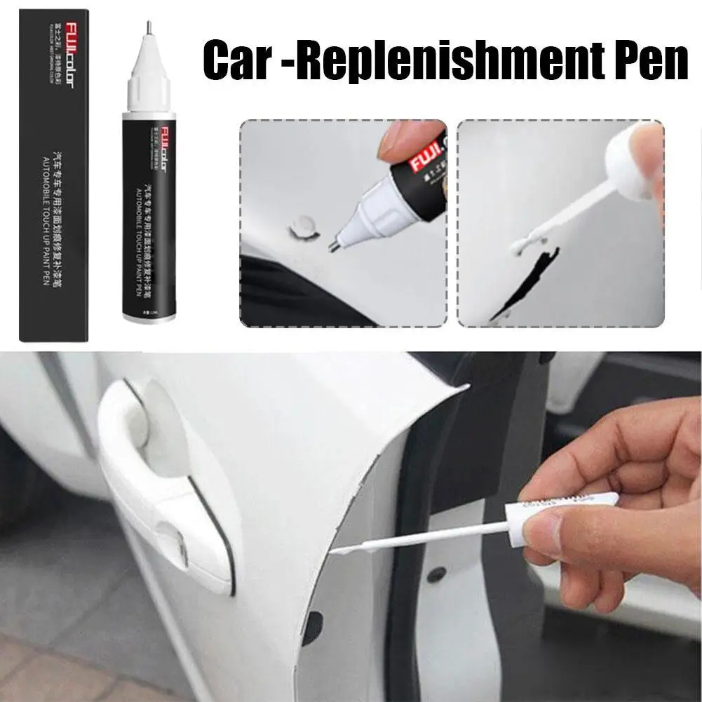 

Fit for Tesla Model 3 X Y S Car Scratch Remover Paint Pens Car Paint Repair Pen Black White Paint Fixer Repair Wheel Hub