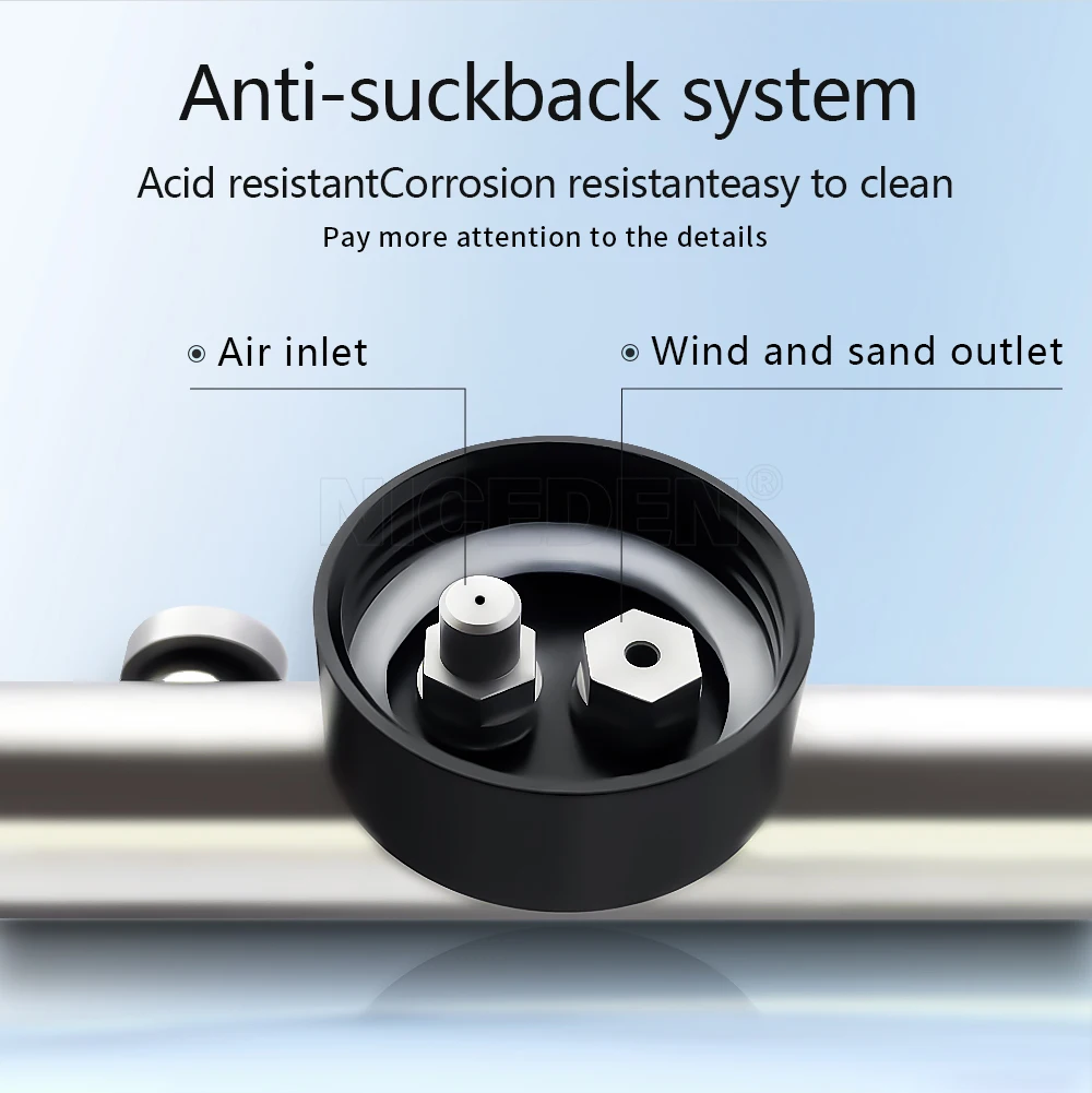 НОВЫЙ стоматологический микробластер из оксида алюминия с распылителем воды