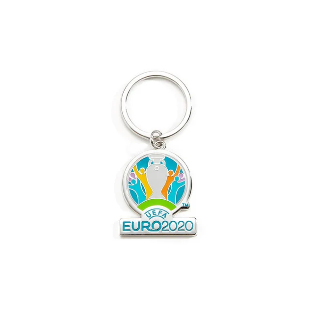 

Genuine anti counterfeit 2021 European Cup logo metal key chain