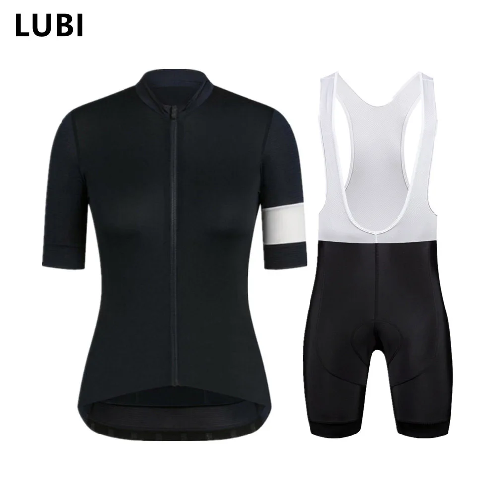 

LUBI Pro Велоспорт Джерси Женская мода горный велосипед рубашка Maillot Ciclismo Быстросохнущий короткий рукав велосипедная одежда короткие наборы...