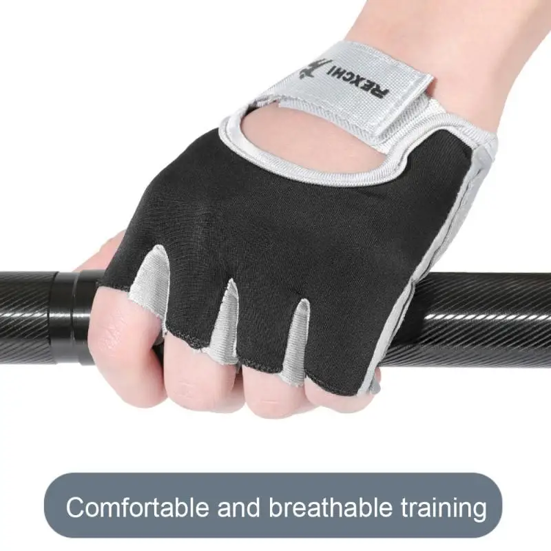 

Half Finger Cycling Gloves Non-slip Weight Lifting Wear-resistant Body Building Breathable Sports Fitness Gloves For Men Women