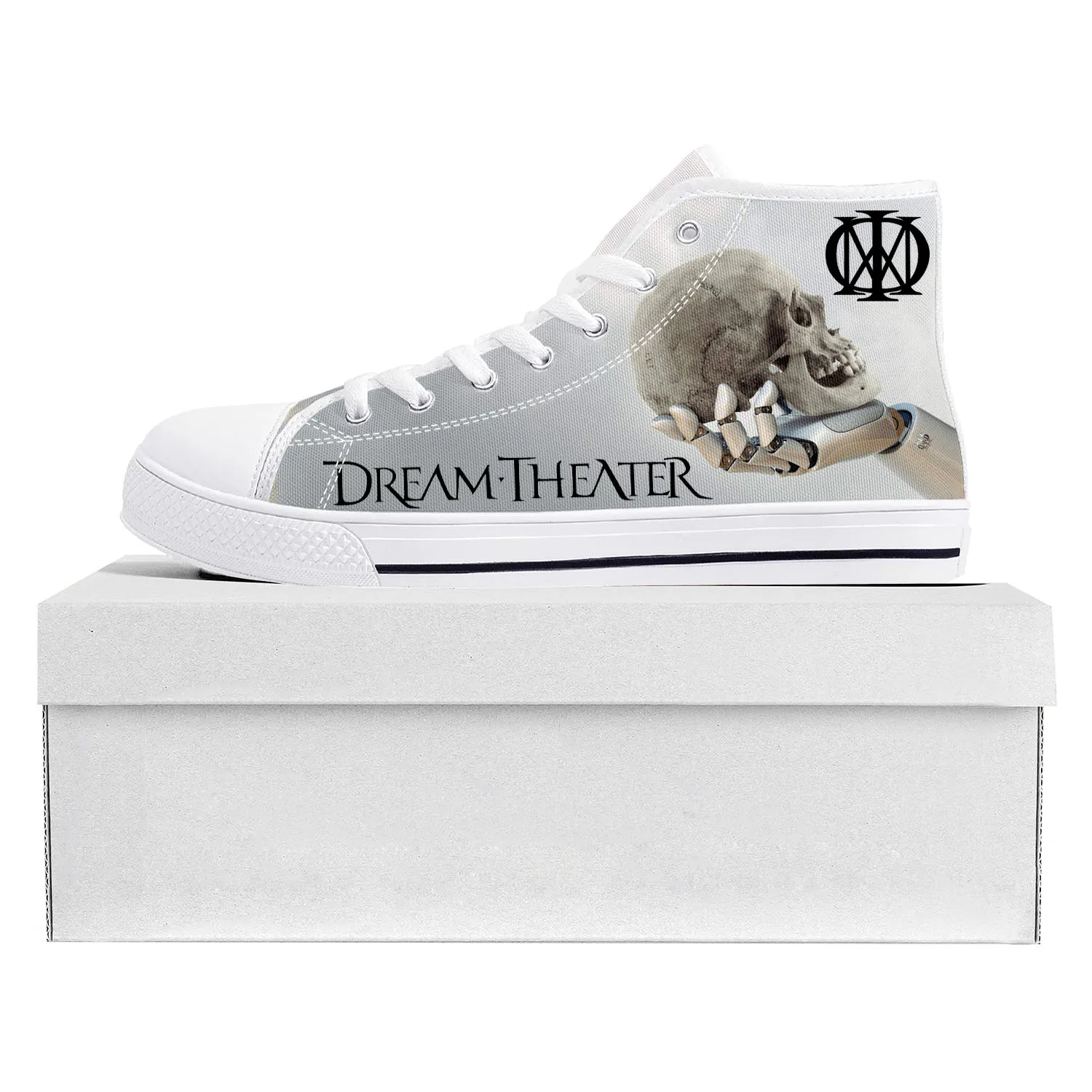 

Dream Theater Rock Band Music High Top High Quality Sneakers Mens Womens Teenager Canvas Sneaker Casual Couple Shoes Custom Shoe