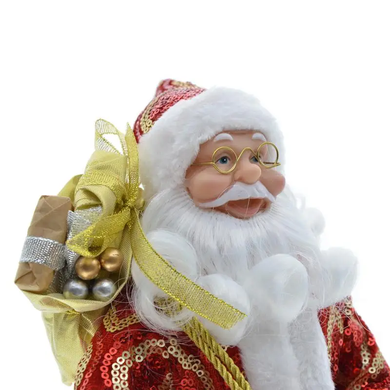 

Универсальная Рождественская фигурка-подставка в виде Санты, украшения с подарком на Новый год и Рождество, подарки для дома