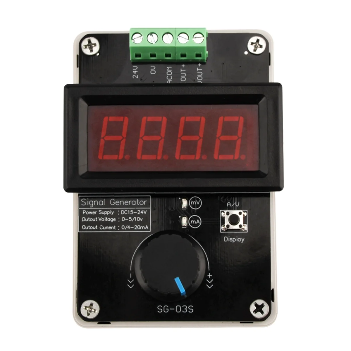 

Digital 4-20MA 0-10V Voltage Signal Generator 0-20MA Adjustable Current Transmitter Electronic Measuring Instrument