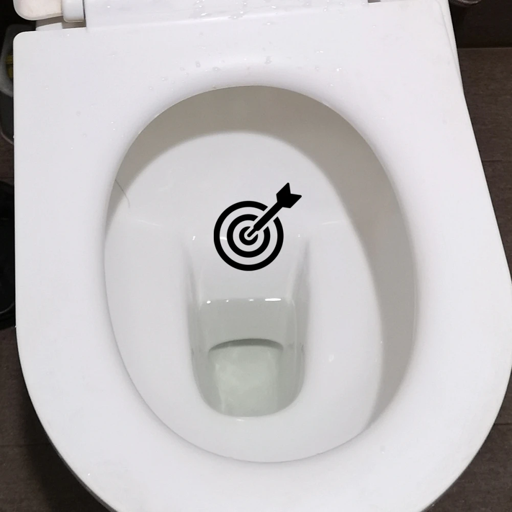 

Funny Toilet Sign Stickers Bathroom Decoration Home Decals Art Waterproof Creative Wall PVC Posters