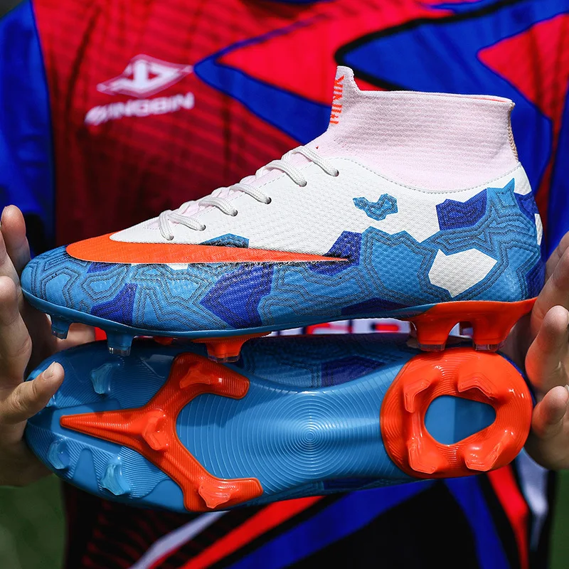 

Football Sneakers For Men A Generation Of 45 Large Size Football Shoes New High-top Broken Nail Ball And Women