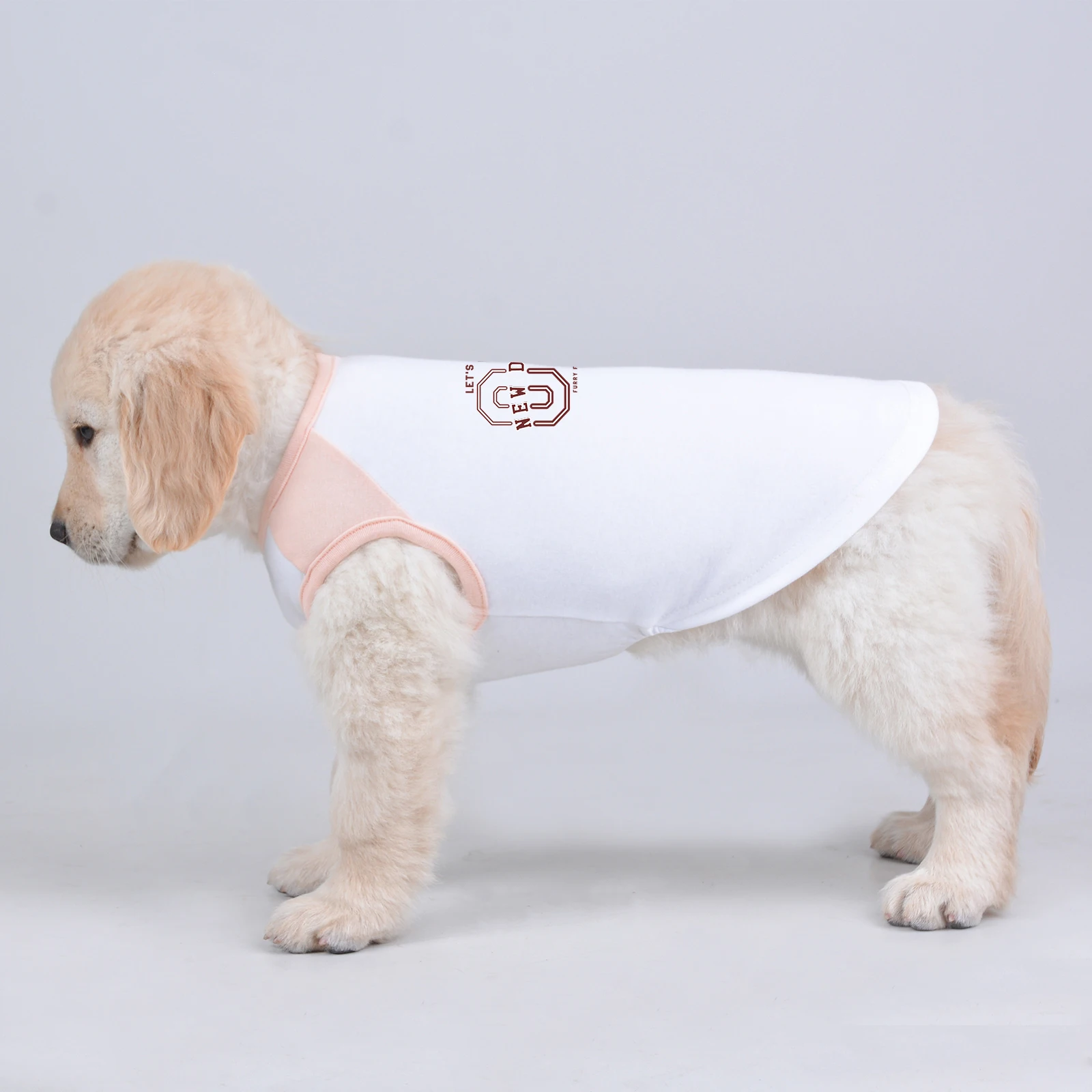 

Printed Apparel Pink Red Purple and White Cute Pet Tshirt Tee for Small Medium Large Big Dogs Boys and Girls dog shirt