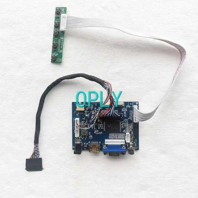Плата контроллера экрана ЖК-дисплея подходит для B140XW03 B140XW04 HDMI-совместимый Комплект «сделай сам» 14 "AV VGA 1366*768 LVDS 40-Pin