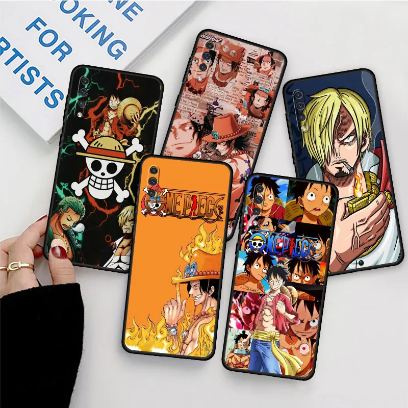 

Защитный чехол, силиконовый чехол для Samsung Galaxy A70 A40 A10 A01 A50 A20 A20s A20e A03s A30 A02, Luffy Ace