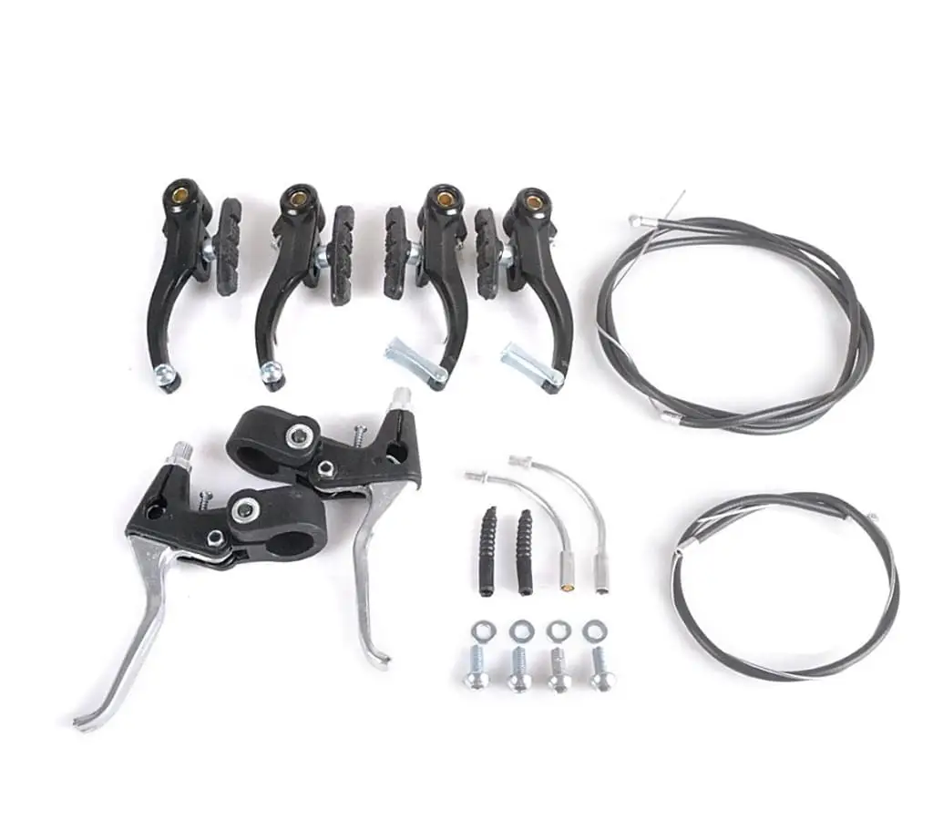 

Bicycle Brake V-brake Set HR & VR Complete Set Including Brake Levers & Cables for BMX