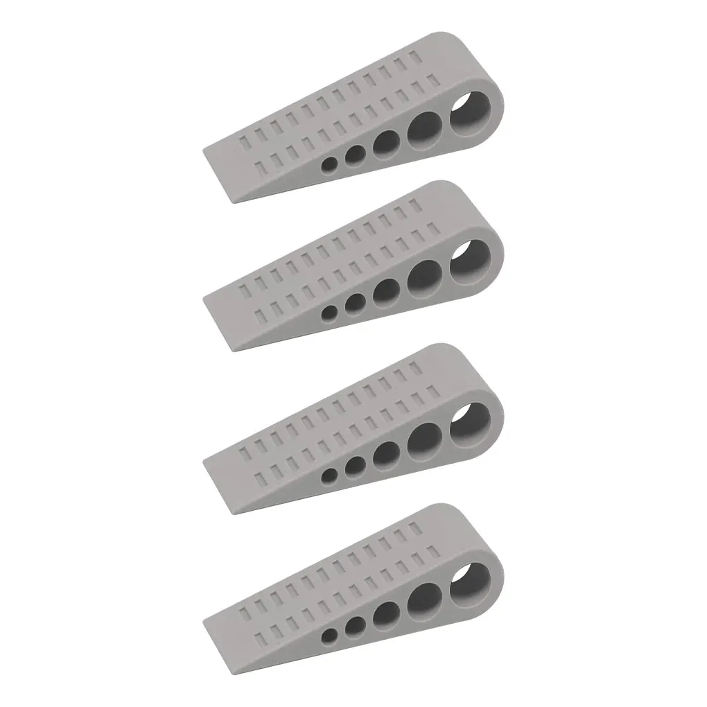 

4piece Safe Stopper Door Wedge - Conference Room Secure And Organized Durability Protection Rubber Door Stop Stop Wedge