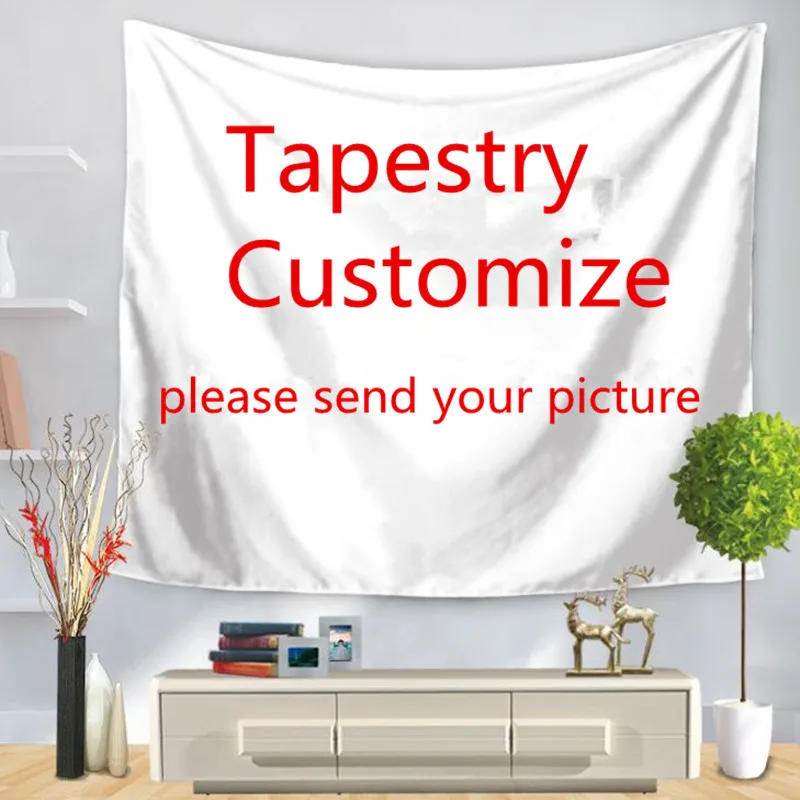 

Customized Tapestry Boho Mandala Tapestries Witchcraft Wall Tapestry Print Your Photo Hippie Wall Hanging Blanket Tapestry