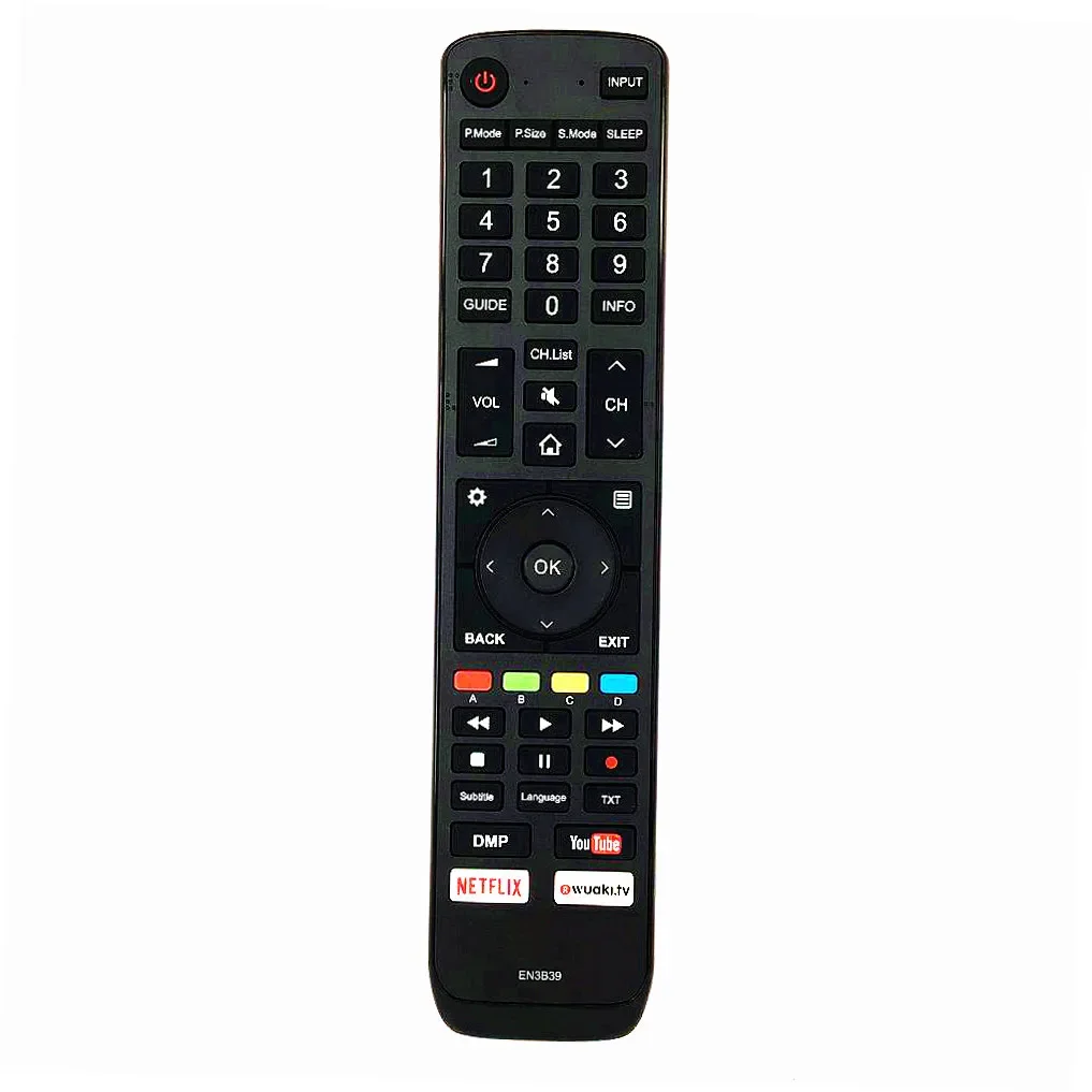 

New Replacement EN3B39 For HISENSE LED LCD Smart TV Remote Control With NETFLIX YouTube Wuaki.tv Apps H45N5750 H50N6800 H75N6800