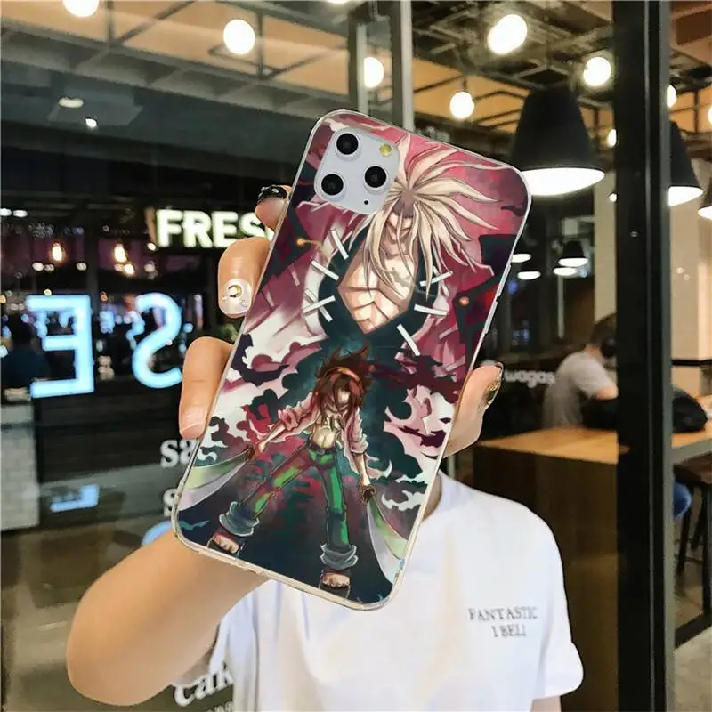 Чехол для телефона с аниме Shaman King iphone 13 12 11 Pro Mini XS Max 8 7 Plus X SE 2020 XR силиконовый