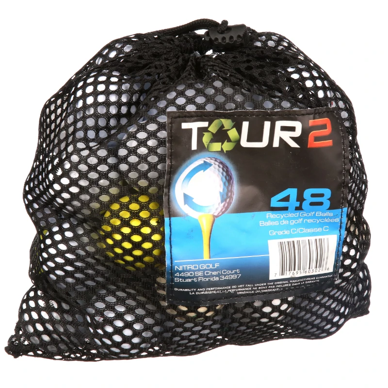 

Tour 48 Golf Ball Recycled Pack, White