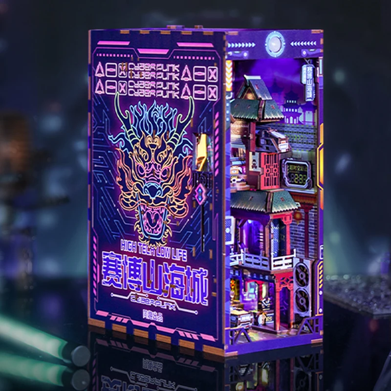 Набор подставок для книжной полки сделай сам деревянная миниатюрная модель в