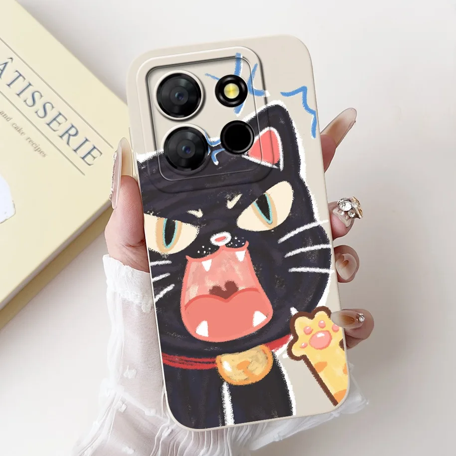 Противоударный силиконовый чехол для телефона Itel A60 2022 ярких цветов