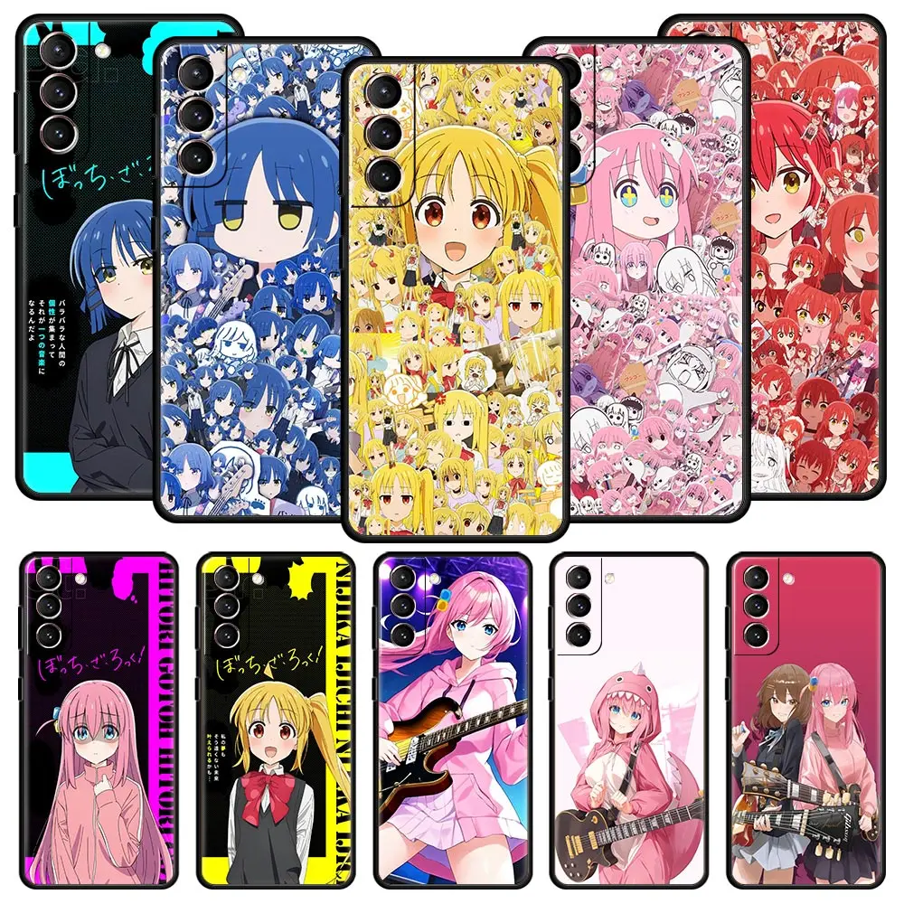 

Bocchi the Rock Anime Phone Case For Samsung Galaxy S23 S22 Ultra S20 S21 FE 5G S10 S9 Plus S10E S8 S7 Edge Soft Silicone Cover