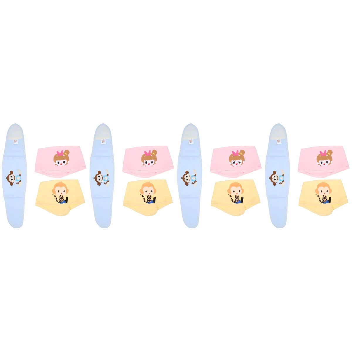 

12 Navel Umbilical Bands Cold-resistant Belly Bands Newborn Belly Belts Supplies