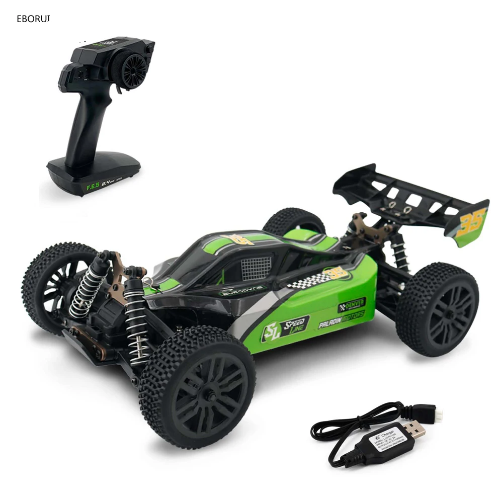 

JJRC Q126 RC Buggy Car 2.4GHz 1:10 Scale 4WD 48KM/H High Speed RC Car Remote Control Car Off Road Truck RTR Gift Toy for Kids