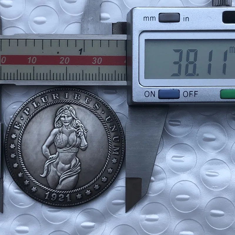 1 Pieces 38mm Sexy Hobo Nickel Antique Coin Collection Art Physical Commemorative Gift Craft Replica |