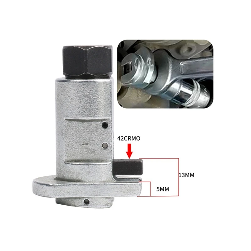 

Practical Hydraulic Shock Absorber Auto Repair Chassis Removal Tool 5-13mm Ball Head Swing Arm Suspension Separator Q81C