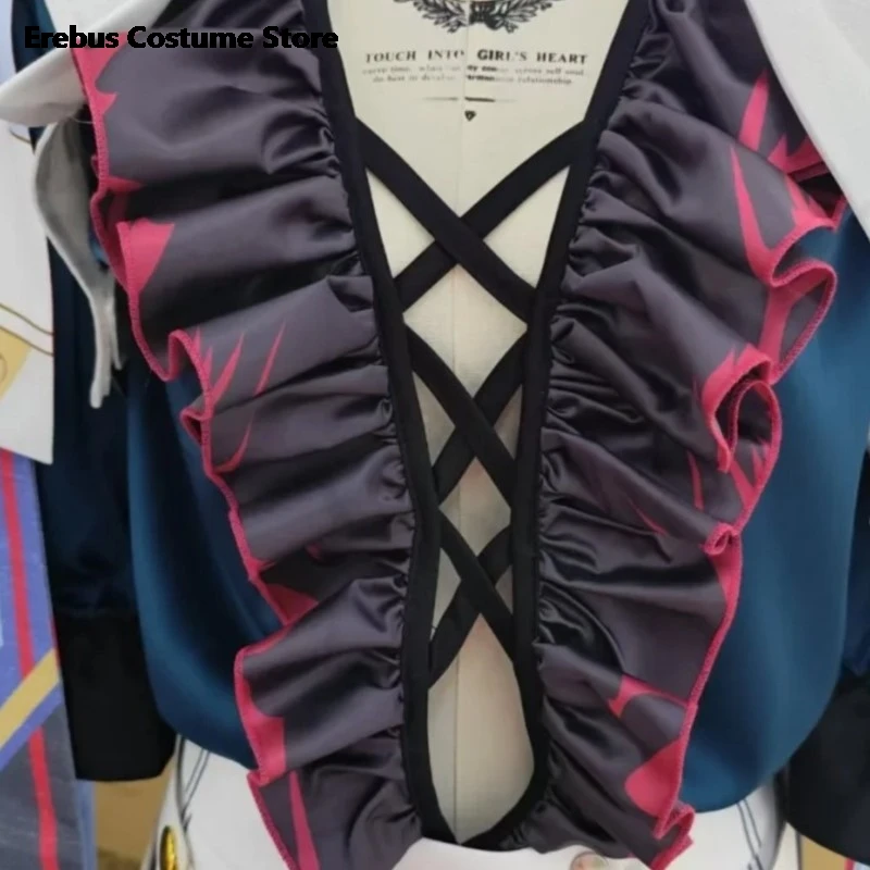 Wuwa Brant Косплей Костюм Парик Обувь Wuthering Waves Аниме Игровая Одежда Мужская Униформа