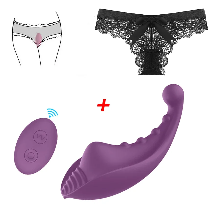 Носимый вибратор Женский Стимулятор точки G массажер для клитора беспроводной