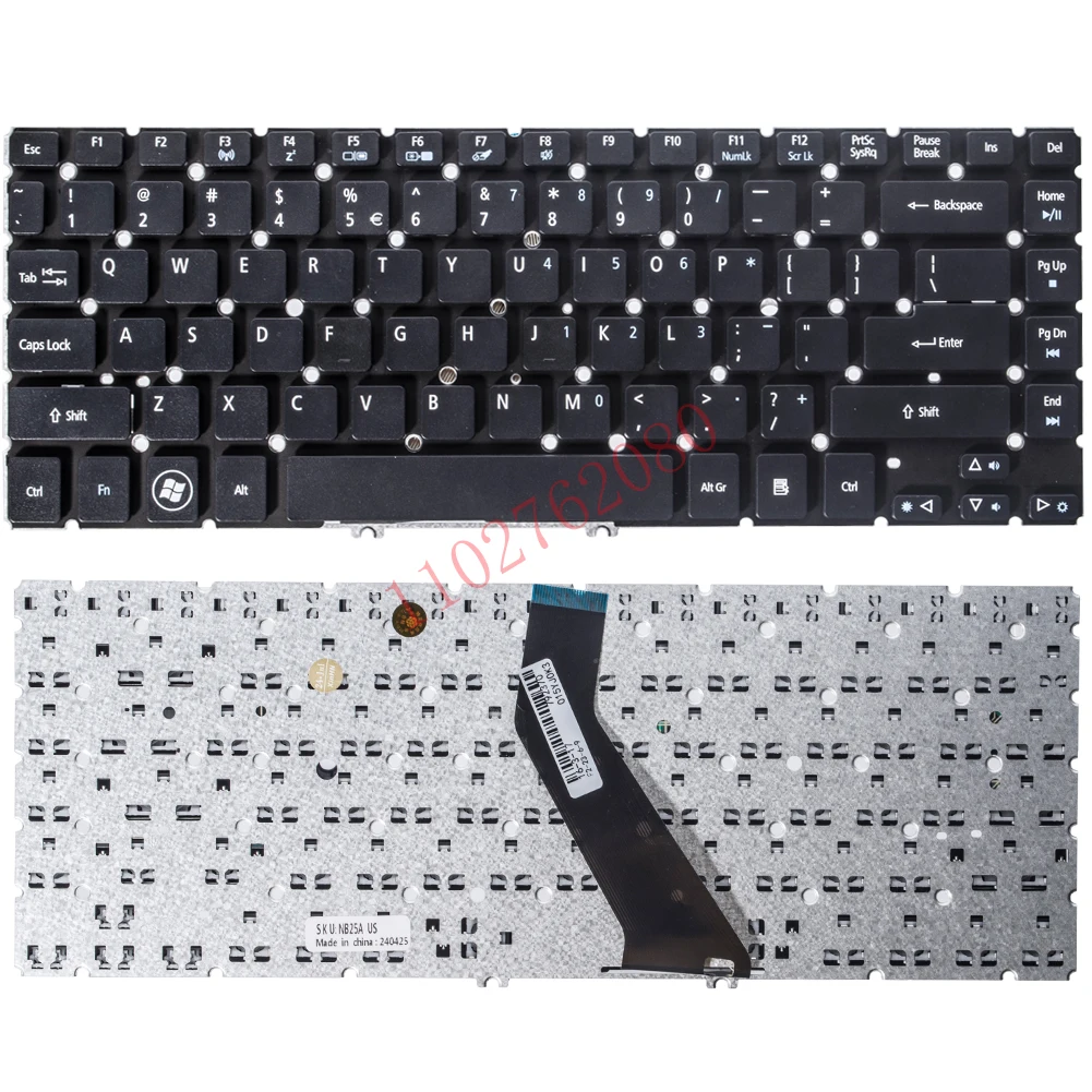 Клавиатура для ноутбука US Acer Aspire V5-431 V5-431G V5-431P V5-431PG Black