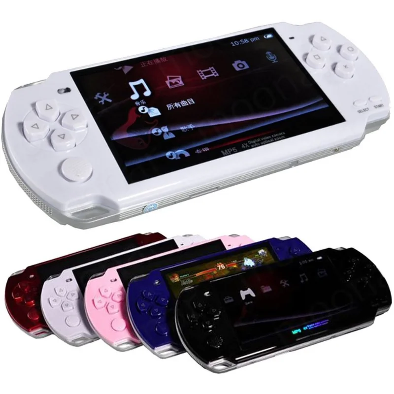 Xiaomi 5000 Games, 8Gb 4.3 Inch Pmp Handheld Game Speler MP3 MP4 MP5 Player Video Camera Portable Game Console