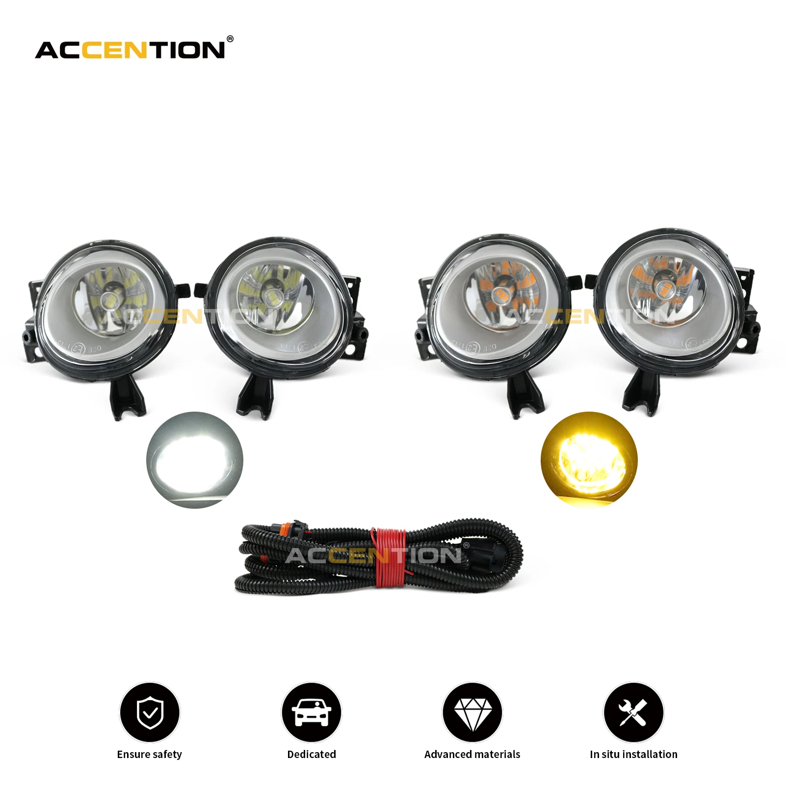 

Стайлинг автомобиля светодиодный ные светильник пы для VW Touareg 2003 2004 2005 2006 светодиодный Противотуманные фары на передний бампер, противотума...