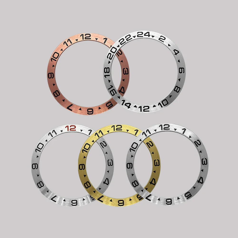 Металлическая вставка безеля для часов 38 мм x 30 6 матовое кольцо подходит SUB GMT SKX007